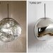 Pendul Glass Silver 280, 1 surse de iluminare