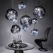 Pendul Glass Silver 280, 1 surse de iluminare